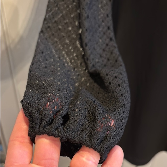 Michael Kors Black Dress with Lace Sleeves sz xs - Picture 2 of 6